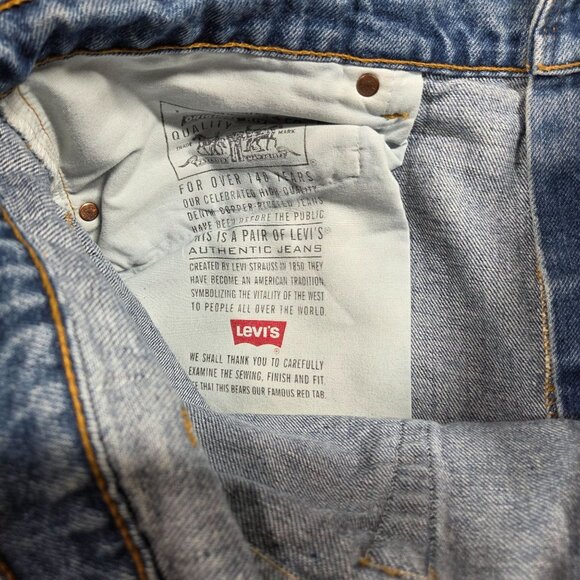 Vintage Levis 505 Jeans Mens 40X30 Blue Regular Fit Straight Leg Denim 90s - Picture 7 of 10